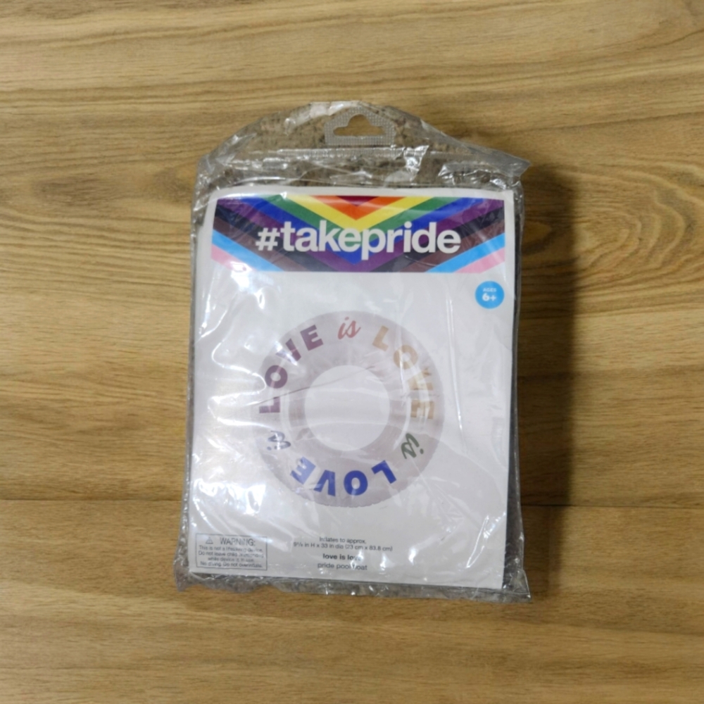 Inflatable Pool Float Love is Love #takepride